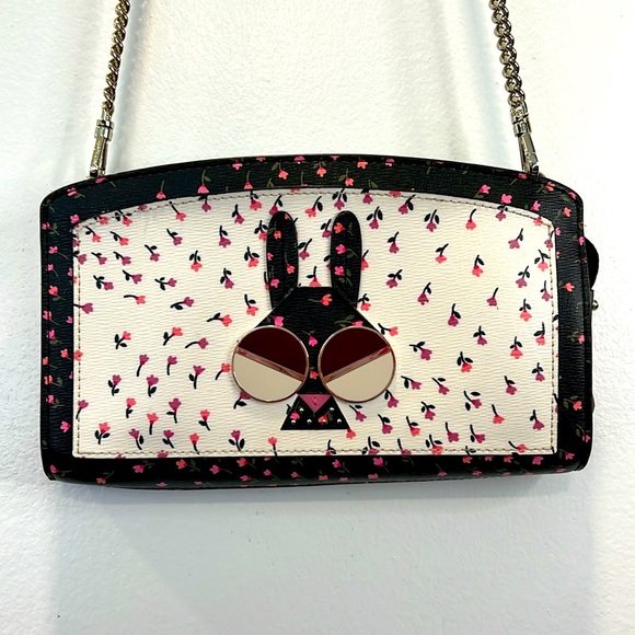 KATE SPADE SPADEMALS MONEY BUNNY Crossbody or Wallet/Clutch- - Picture 4 of 10